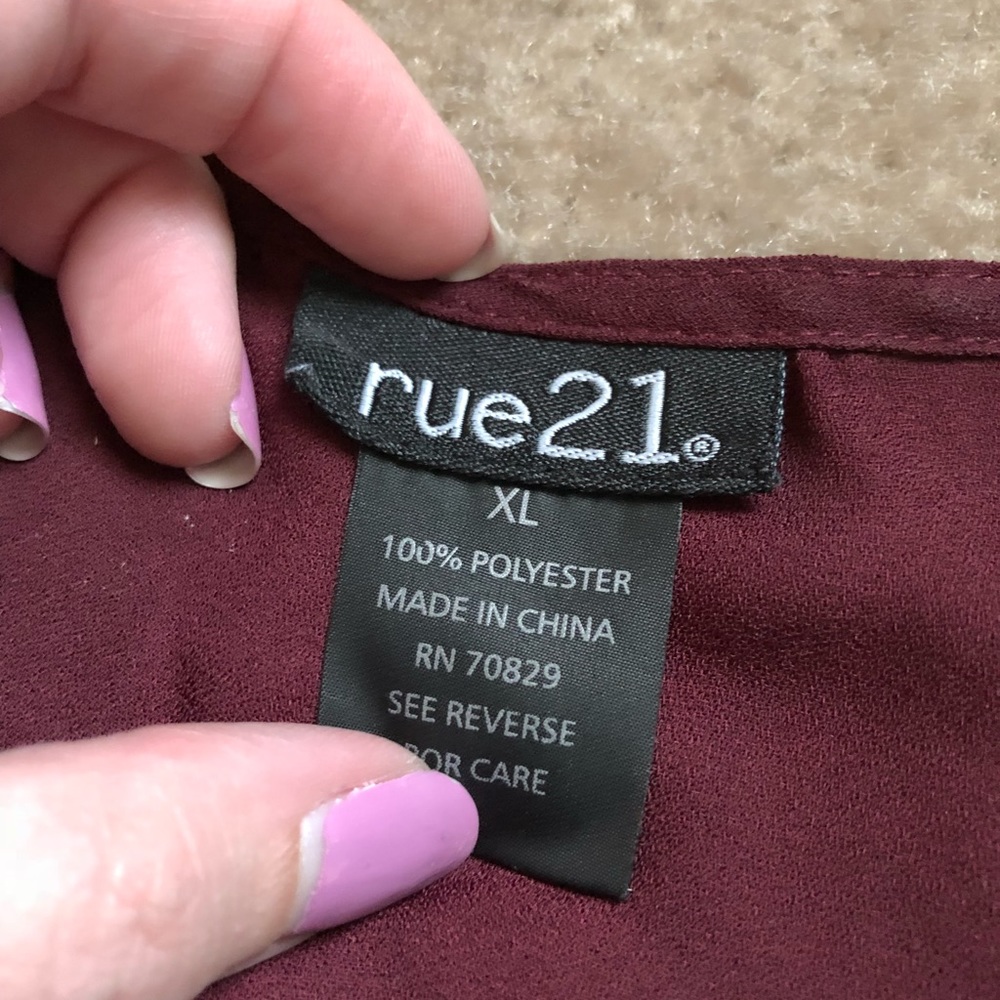 Maroon Tunic - Picture 2 of 3